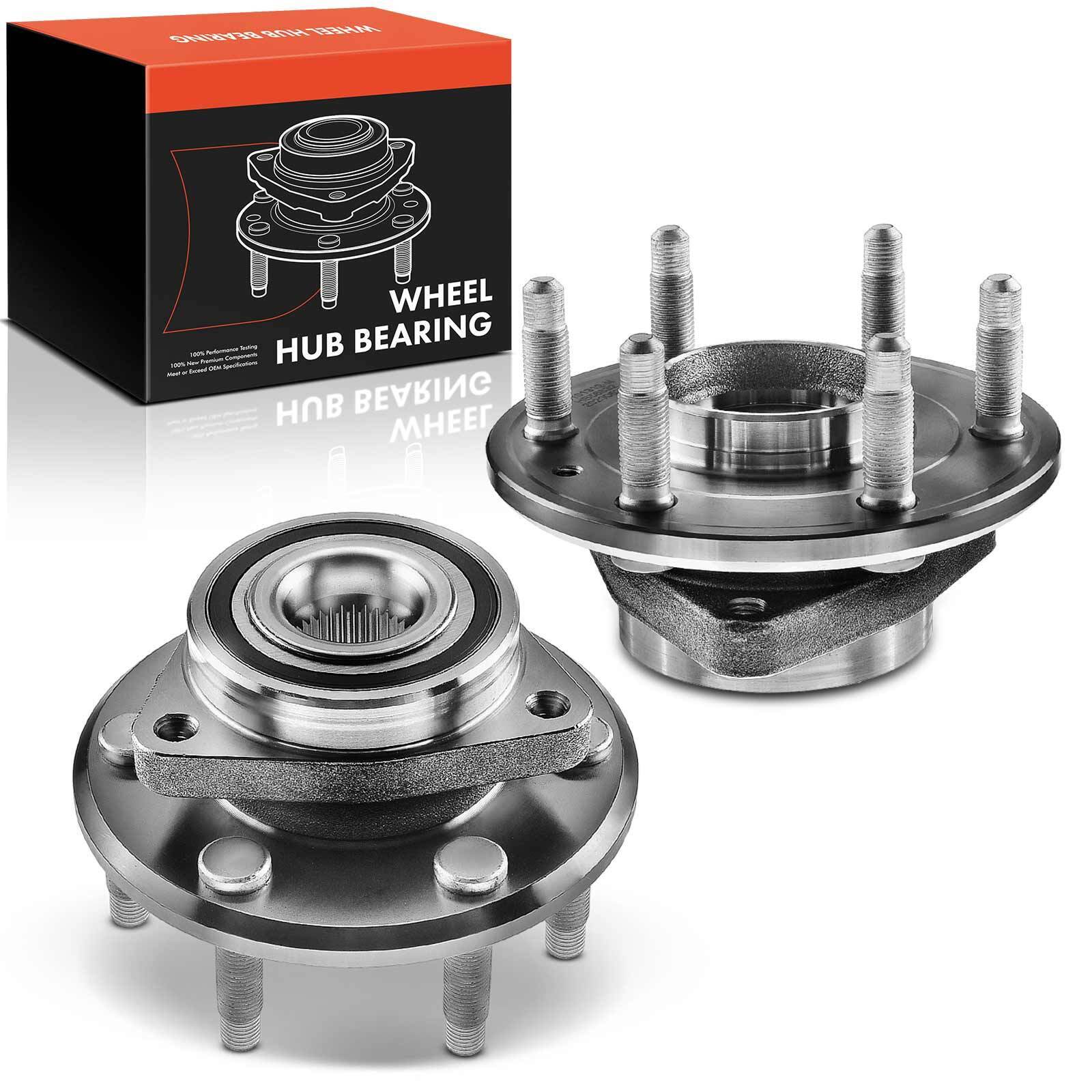 Pair(2) Front or Rear Wheel Bearing Hubs for Chevy Traverse Enclave GMC Acadia