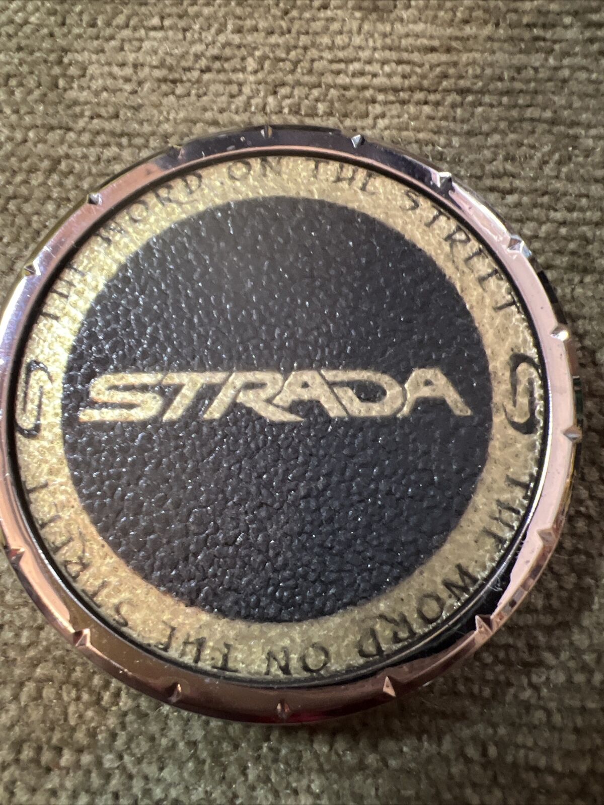 Strada Word the Street CHROME Wheel Rim Hub Cover Center Cap 81192085F-1