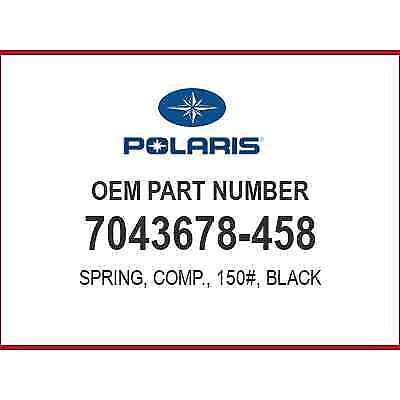 Polaris SPRG-COMP.306X8.75,150# BLK 7043678-458 