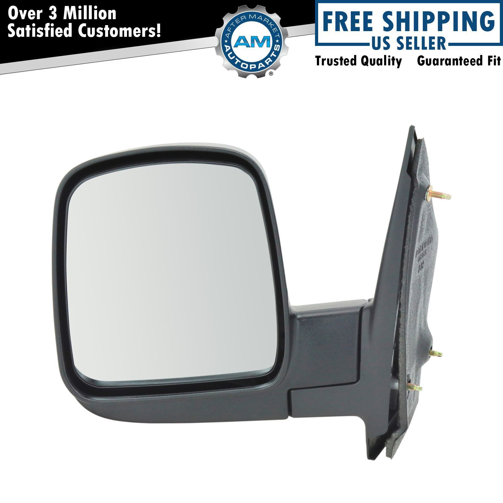 Manual Side View Mirror Folding Driver Left LH NEW for 03-07 Express Savana