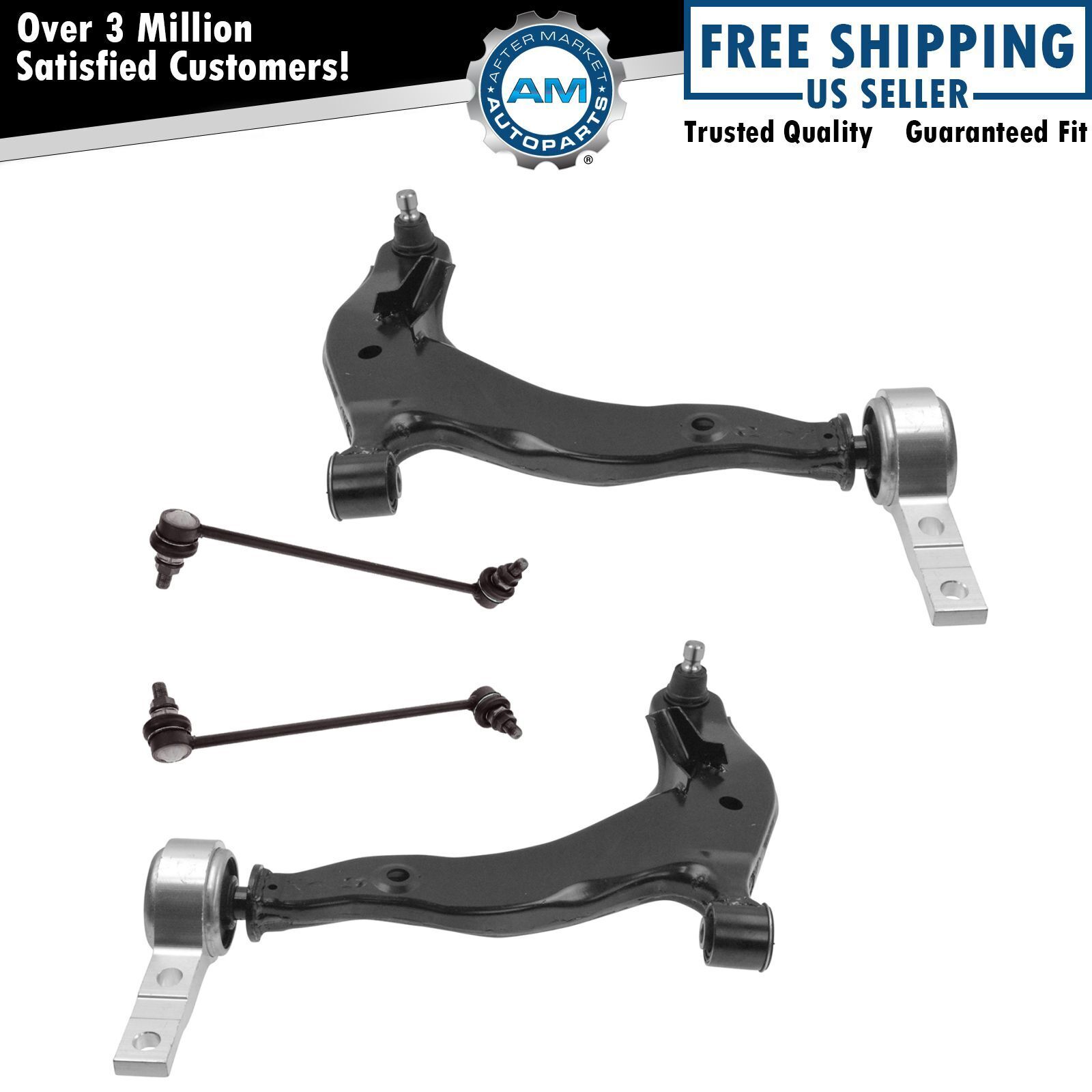 Control Arm Sway Bar Links 4pc Suspension Kit for 03 04 05 06 2007 Nissan Murano
