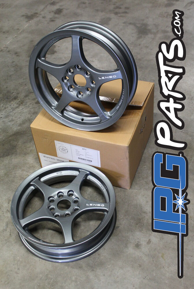 Gunmetal Lenso XPD Drag Race Wheels Rims 15x3.5 4x100 Civic Integra CRX Skinnies