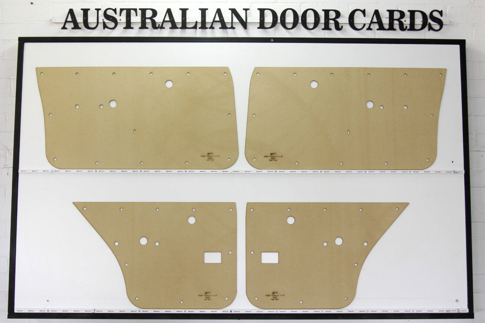 Door Cards Fits Holden Torana LH LX UC SL SLR 5000 Sedan Quality Masonite x4