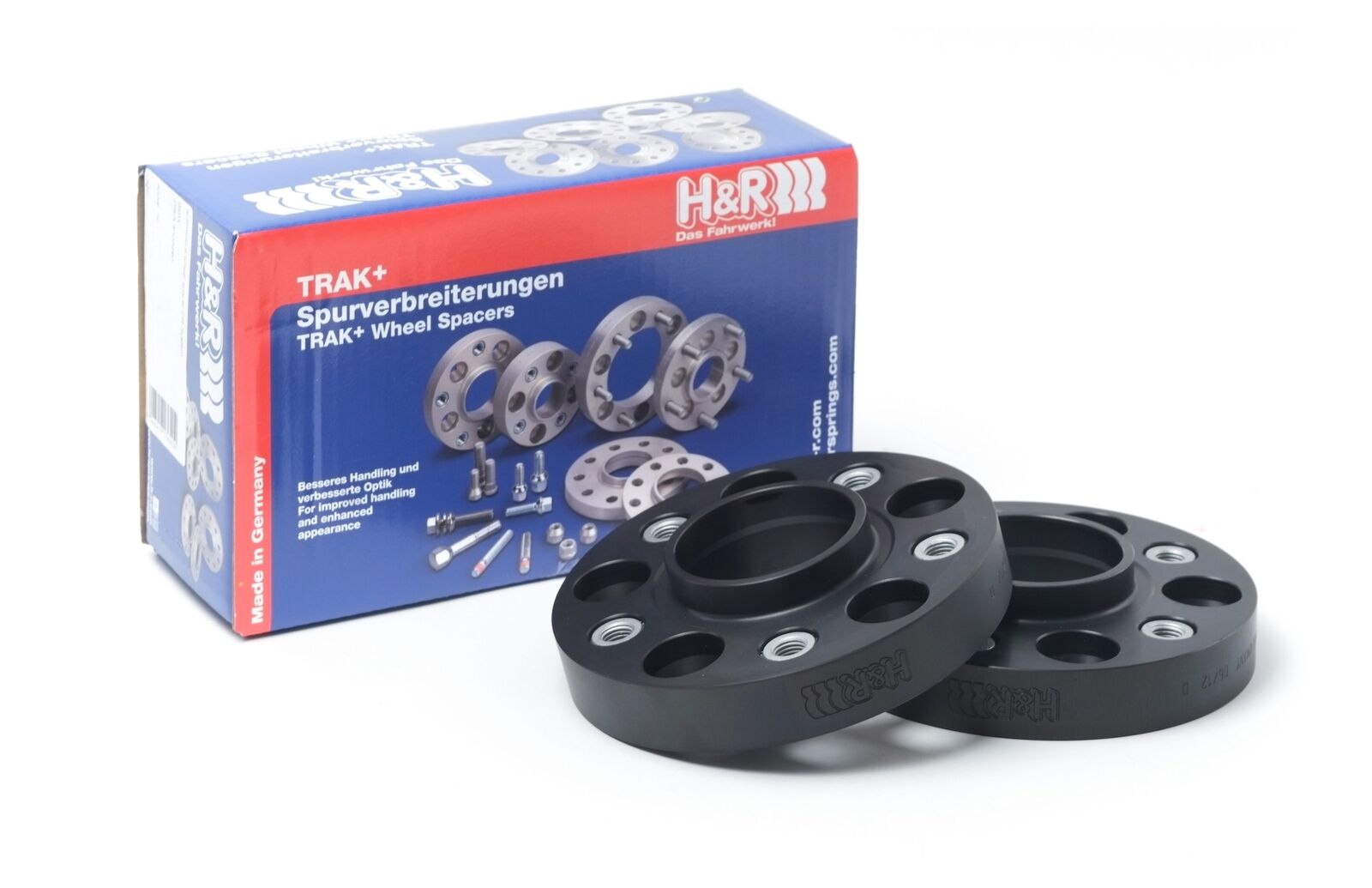 H&R 20mm Black Wheel Spacers for 2003-2008 Mercedes-Benz SL55 AMG Rear Axle Only