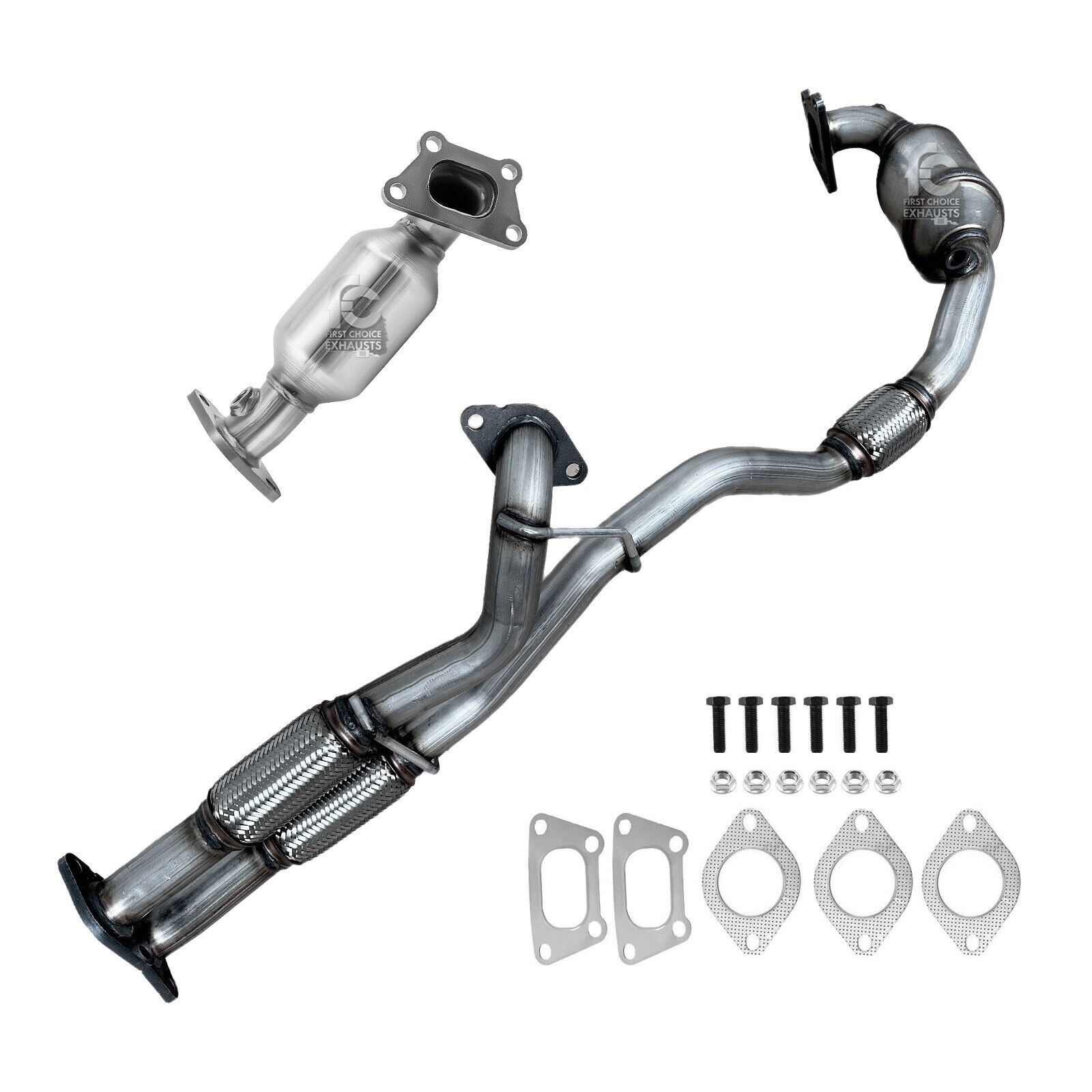 Both  Catalytic Converter For 2012-2016 Cadillac SRX 3.6L with Flex Pipe