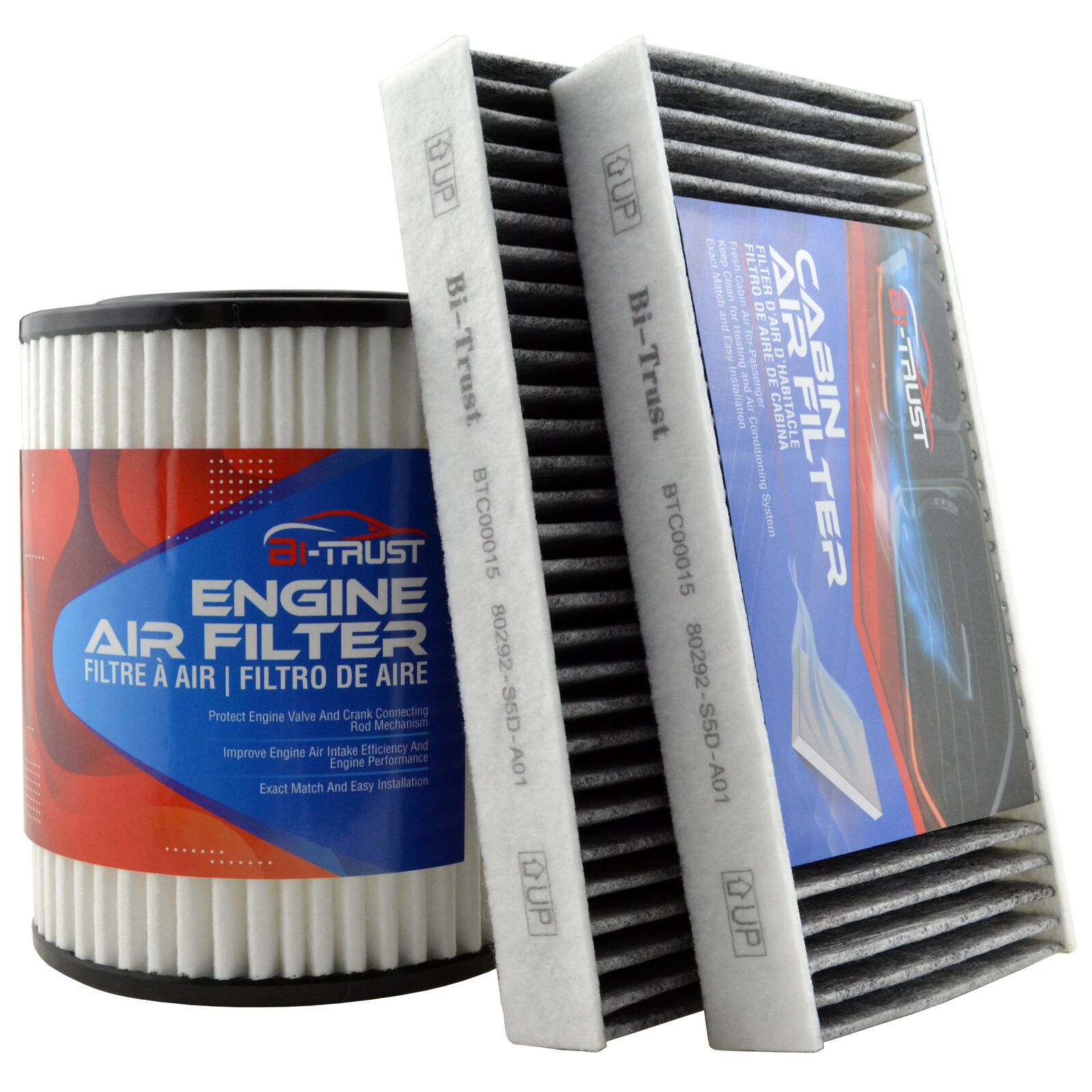 Combo Set Engine & Cabin Air Filter for Acura RSX Honda CR-V 02-06 Element 03-06