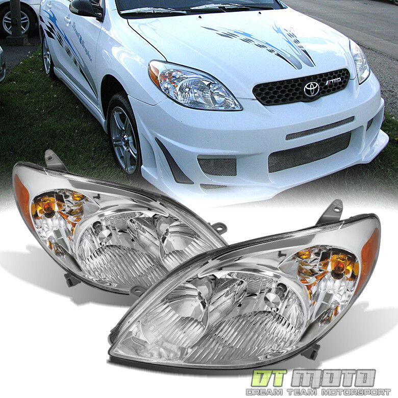 For 2003-2008 Toyota Matrix Headlights Headlamps Replacement 03-08 Left+Rght Set