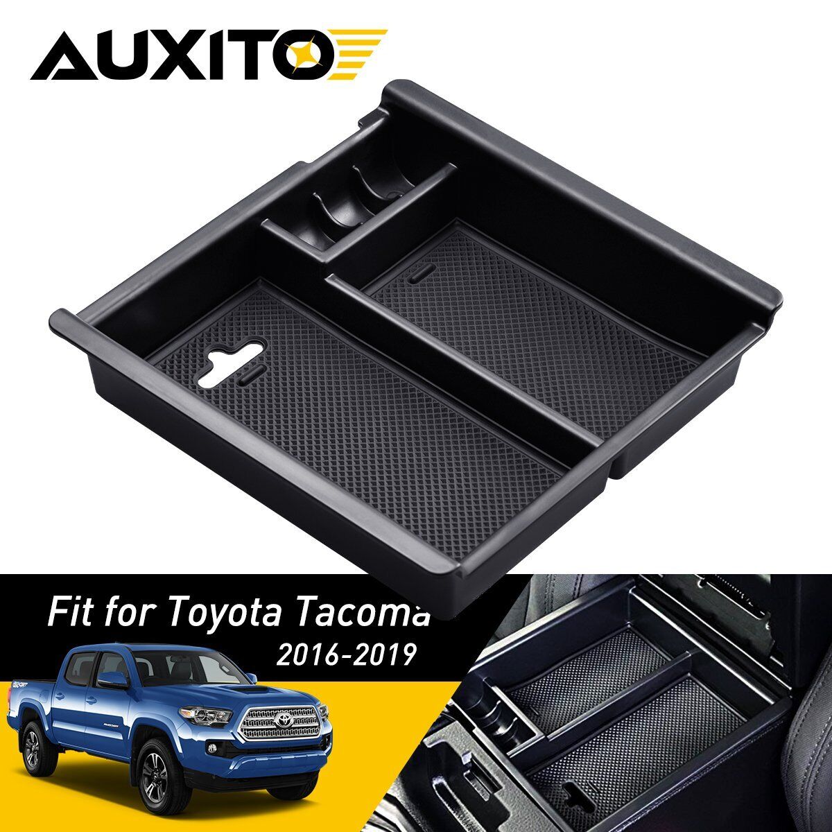 For Toyota Tacoma 2016-2019 Accessories BOX Center Console Organizer Holder ABS
