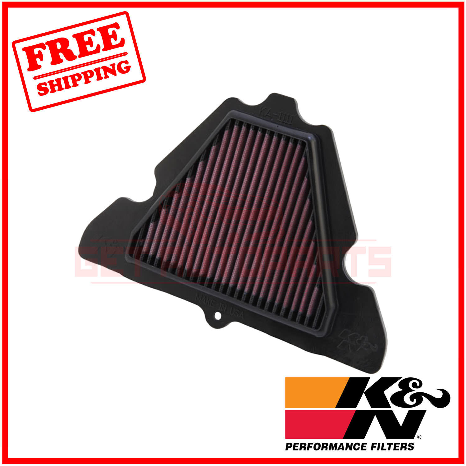 K&N Replacement Air Filter for Kawasaki ZR1000 Z1000 ABS 2014