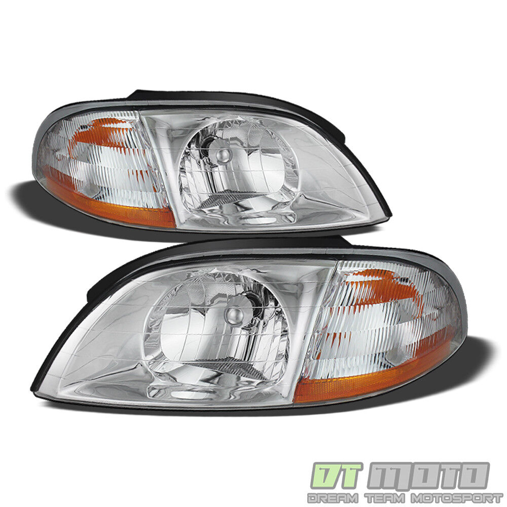 1999-2003 Ford Windstar Replacement Headlights Headlamps 99-03 Pair Left+Right