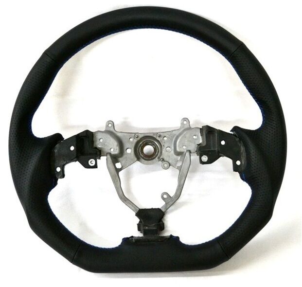 Lexus IS250 IS350 ISF IS-F black leather sport steering wheel blue stitching