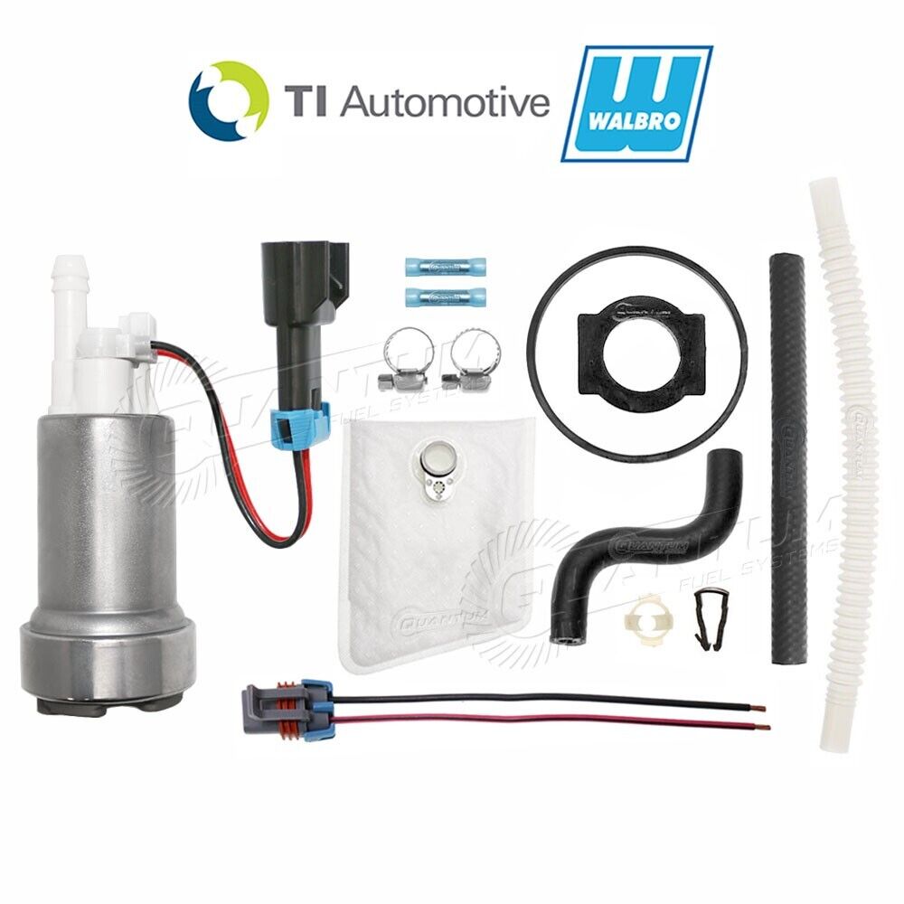 GENUINE Walbro/TI Automotive F90000285 525LPH E85 Hellcat Fuel Pump +Install Kit