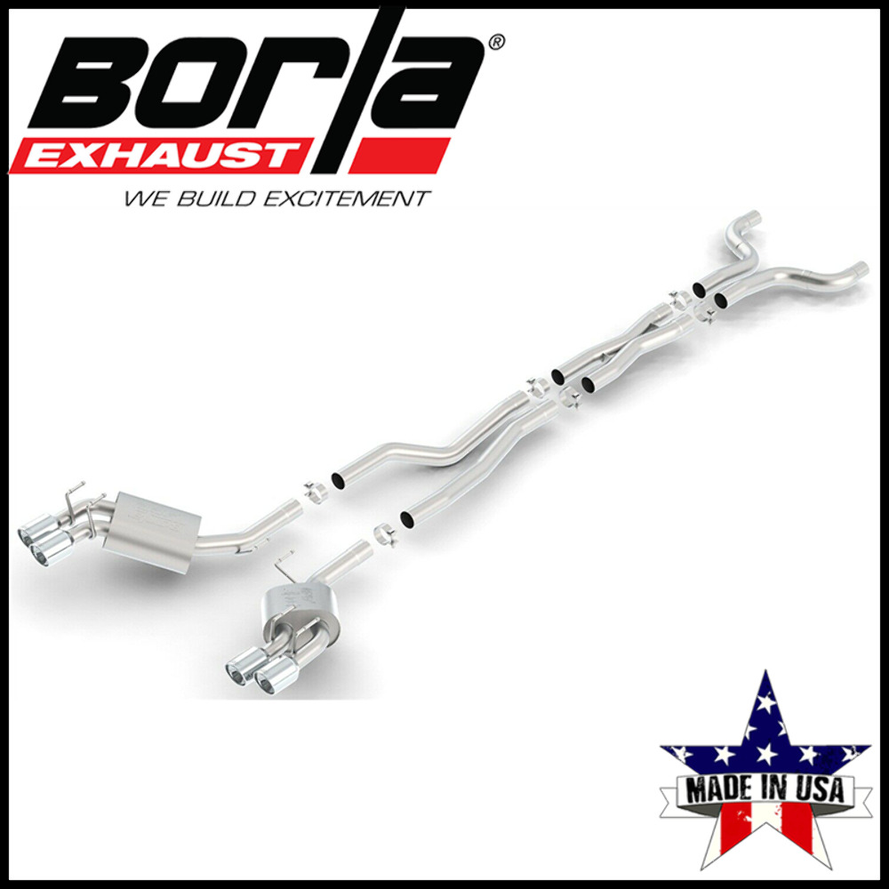 Borla ATAK Cat-Back Exhaust System Fits 12-15 Chevrolet Camaro ZL1 SS 1LE 6.2L