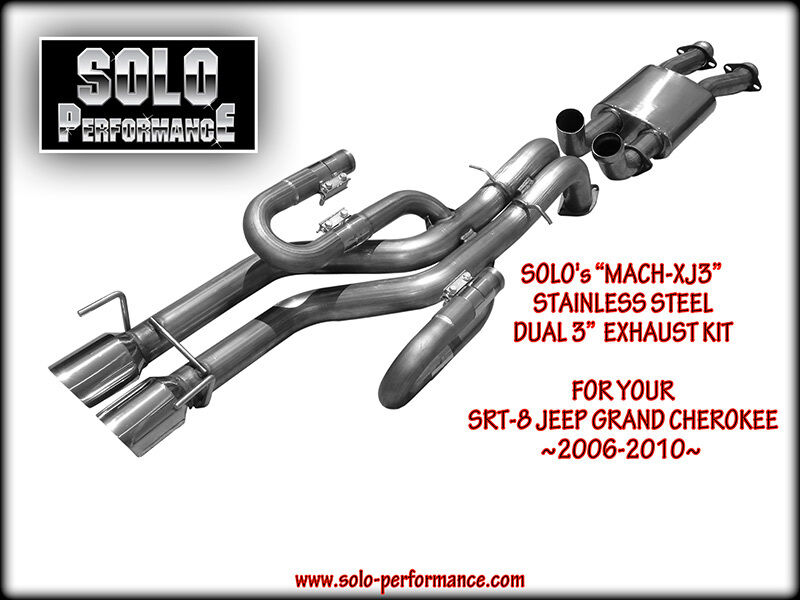 Solo Performance Cat Back SRT 8 Jeep Grand Cherokee Exhaust American Muscle