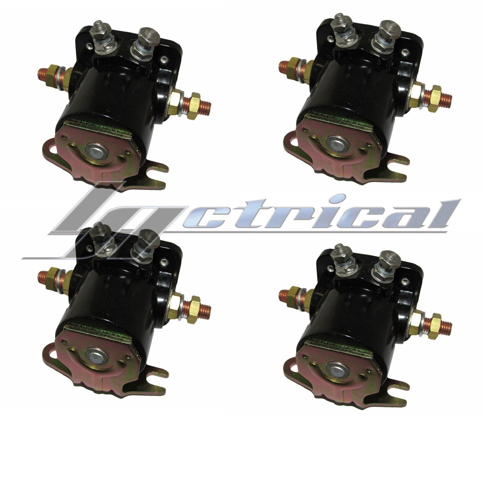 FOUR (4) NEW WINCH SOLENOIDS SOLENOID RELAY Fits EARLY WARN MODELS XD9000i 9.5ti