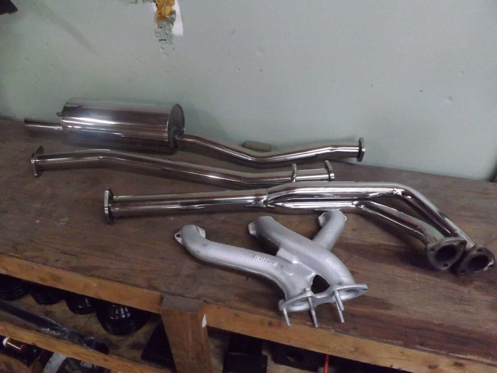 MGB Moss stainless Tourist Trophy exhaust and manifold