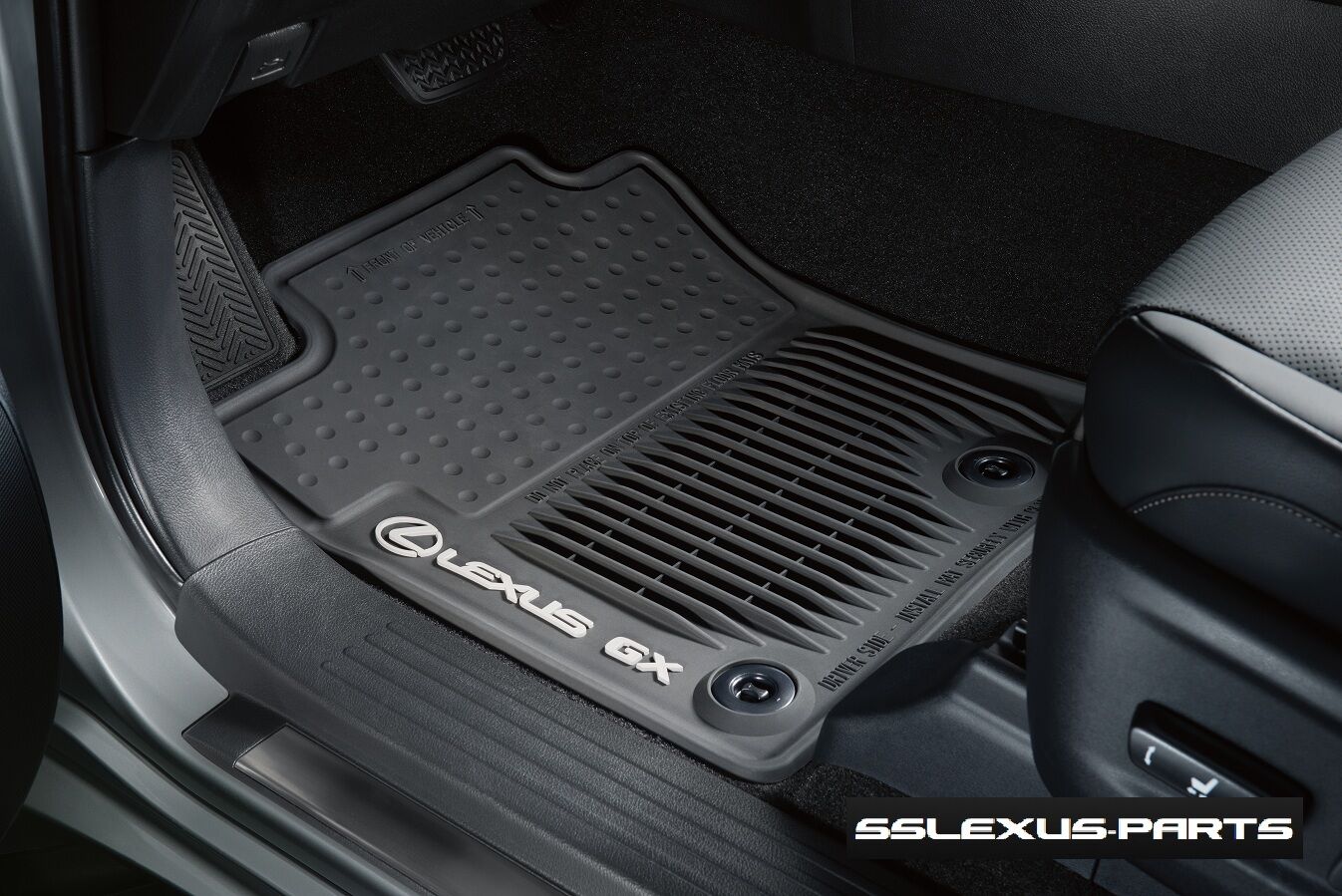 Lexus GX460 (2014-2018) OEM Genuine 4pc ALL WEATHER FLOOR MATS (Black) 