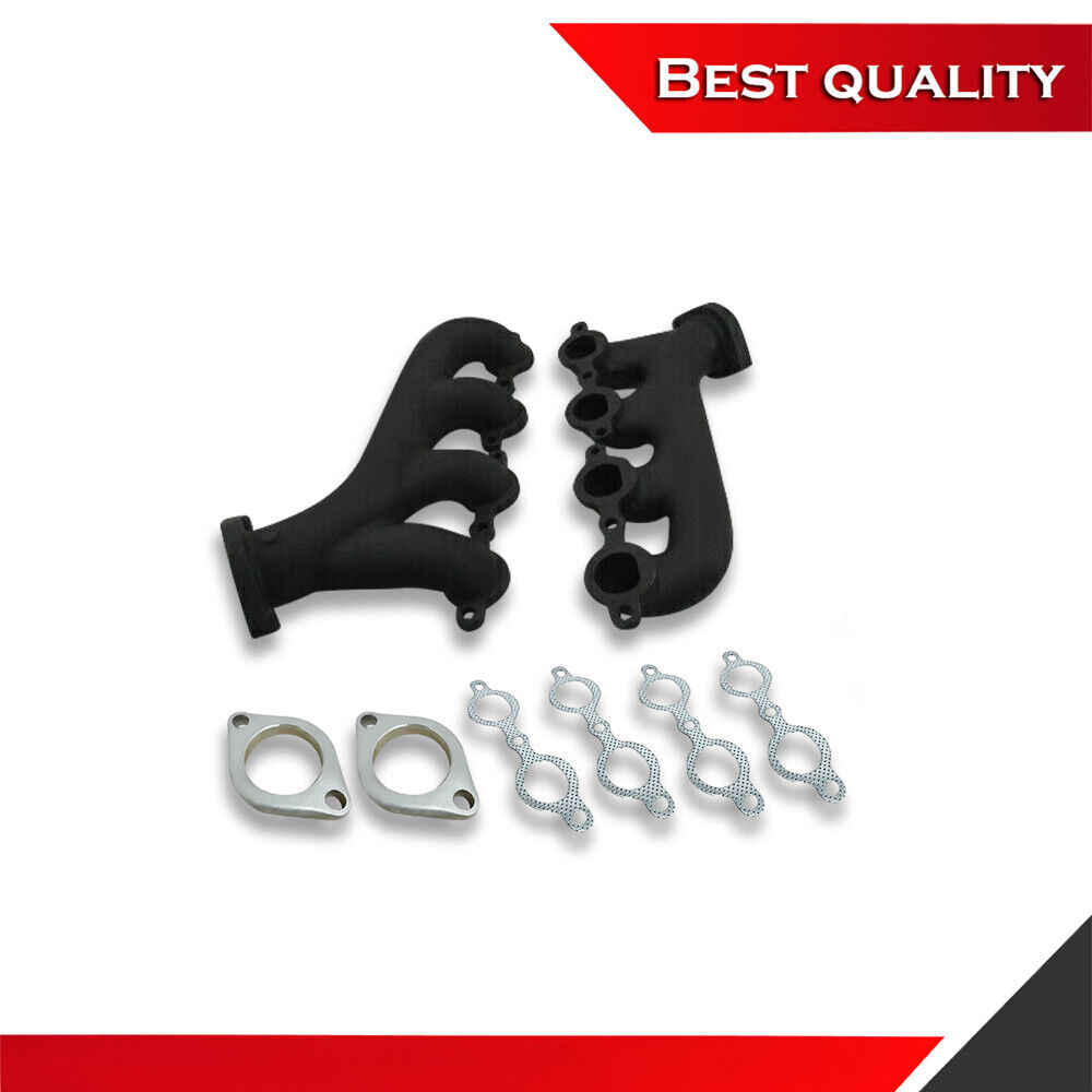 Cast Iron Black Stock Exhaust Manifold Suits LS 5.3/5.7/6.0 Engines Universal