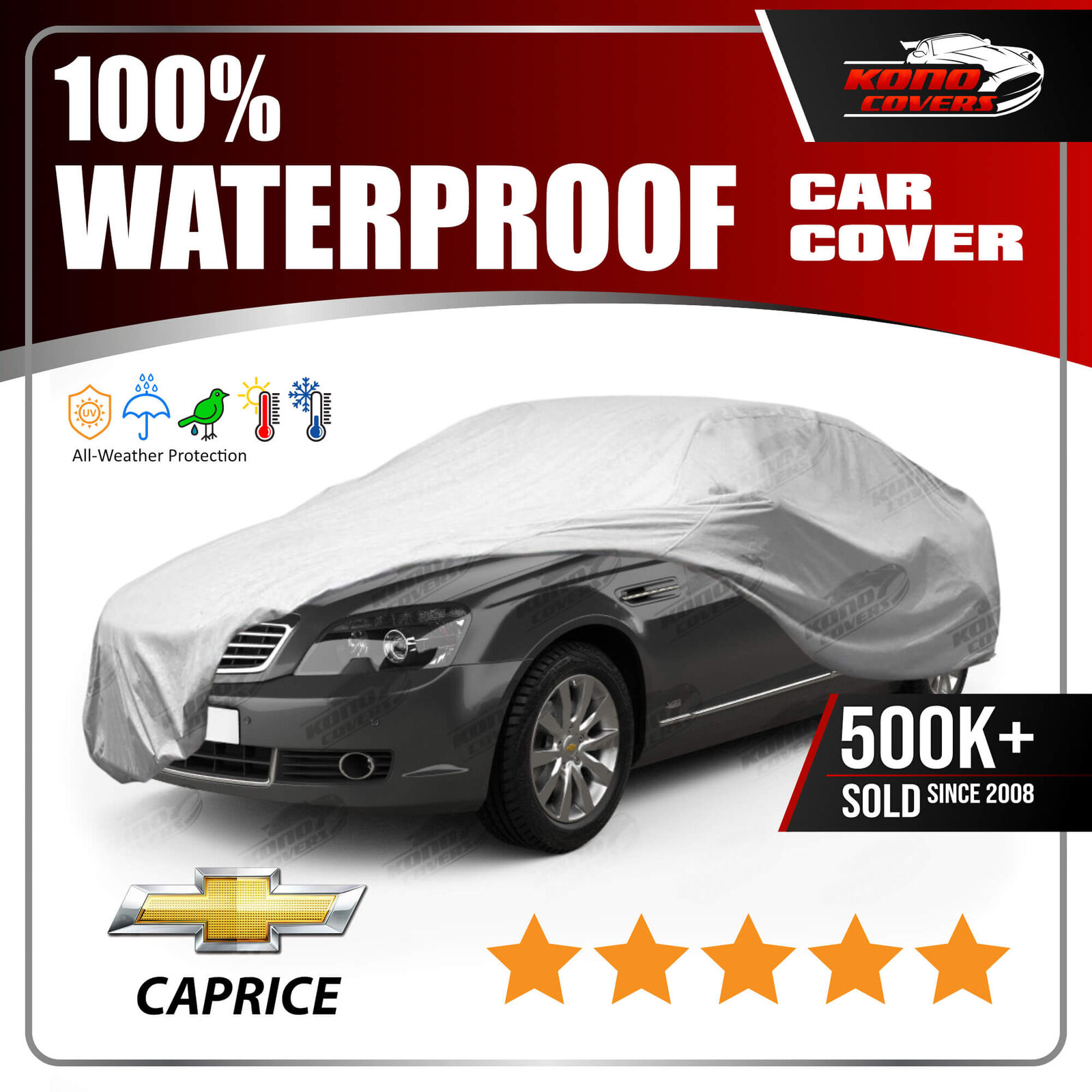[CHEVY CAPRICE] CAR COVER - Ultimate Full Custom-Fit All Weather Protection