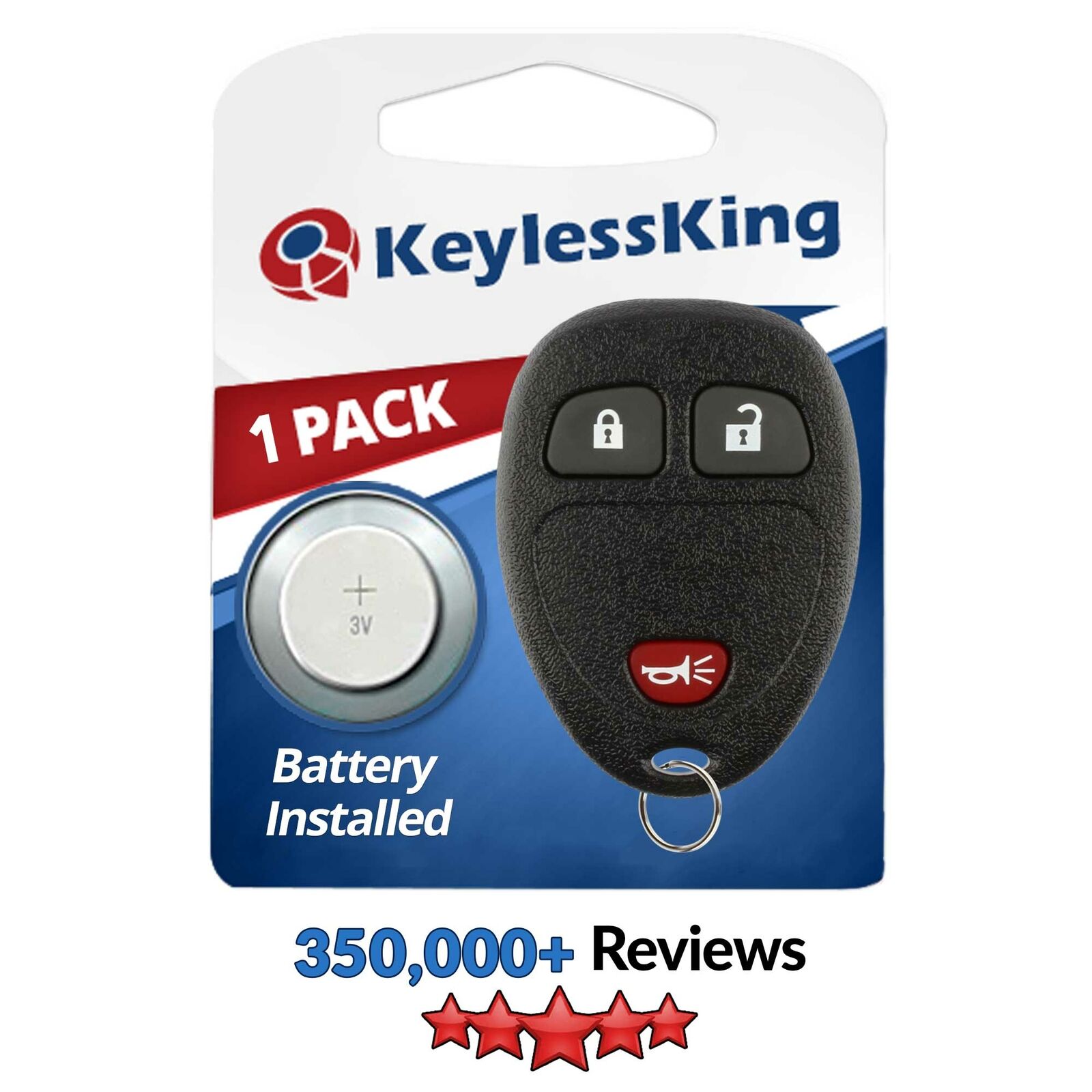 New Replacement Keyless Entry Remote Key Fob Clicker Transmitter for 15777636