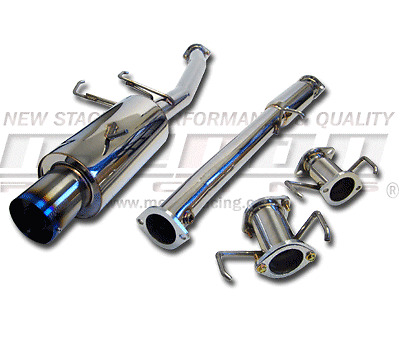 MEGAN RACING CAT BACK EXHAUST FOR 95-99 ECLIPSE GSX 2DR HB 2G D33A AWD 4WD 4G63