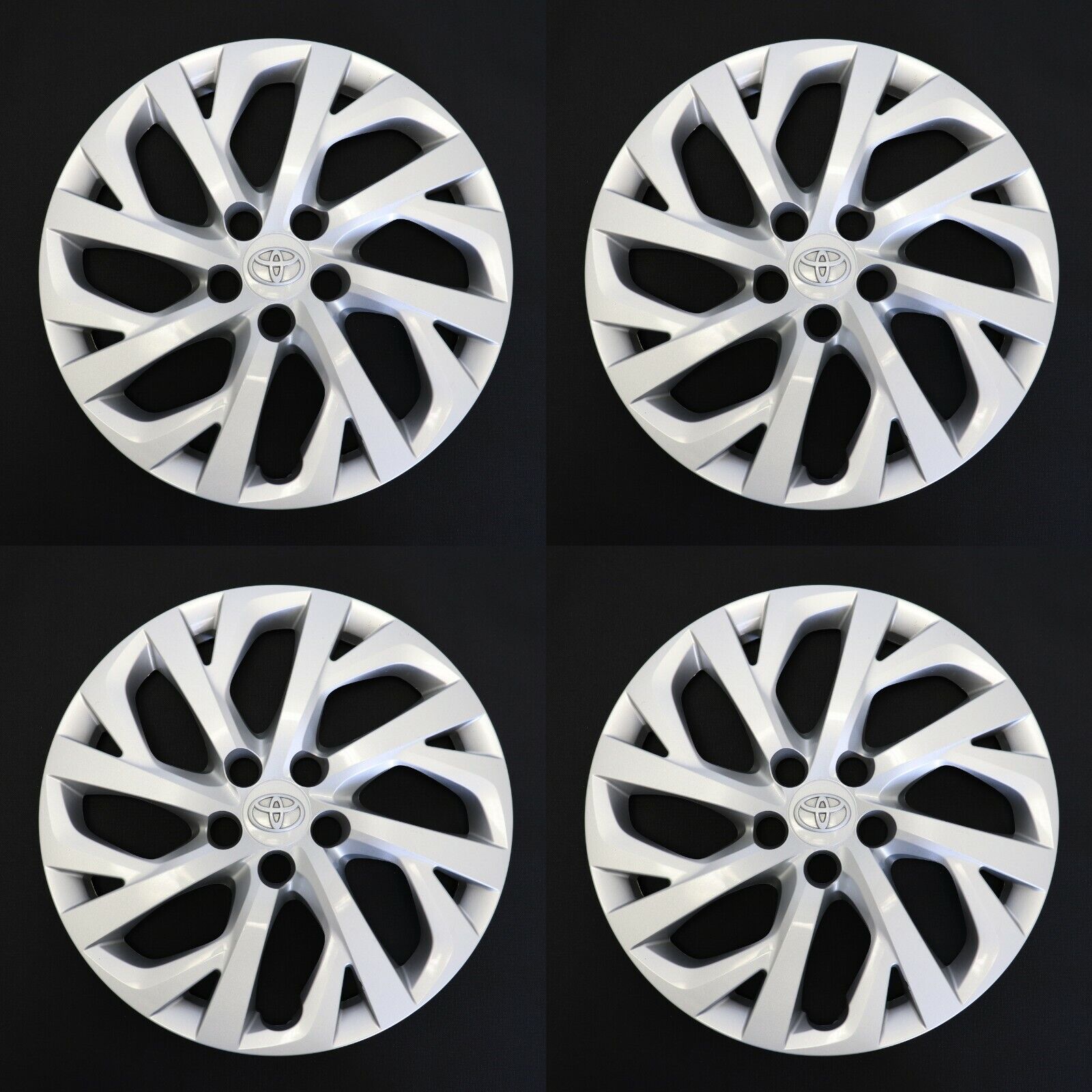A SET OF 2017 2019 TOYOTA COROLLA WHEEL HUBCAP COVER 16\
