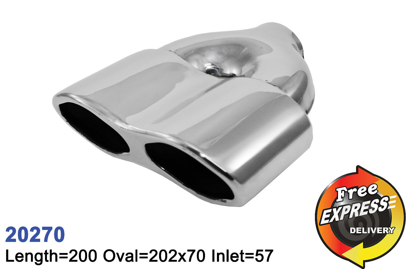 exhaust tip tailpipe dual look trim for Mercedes Benz AMG Nissan Micra cabrio  
