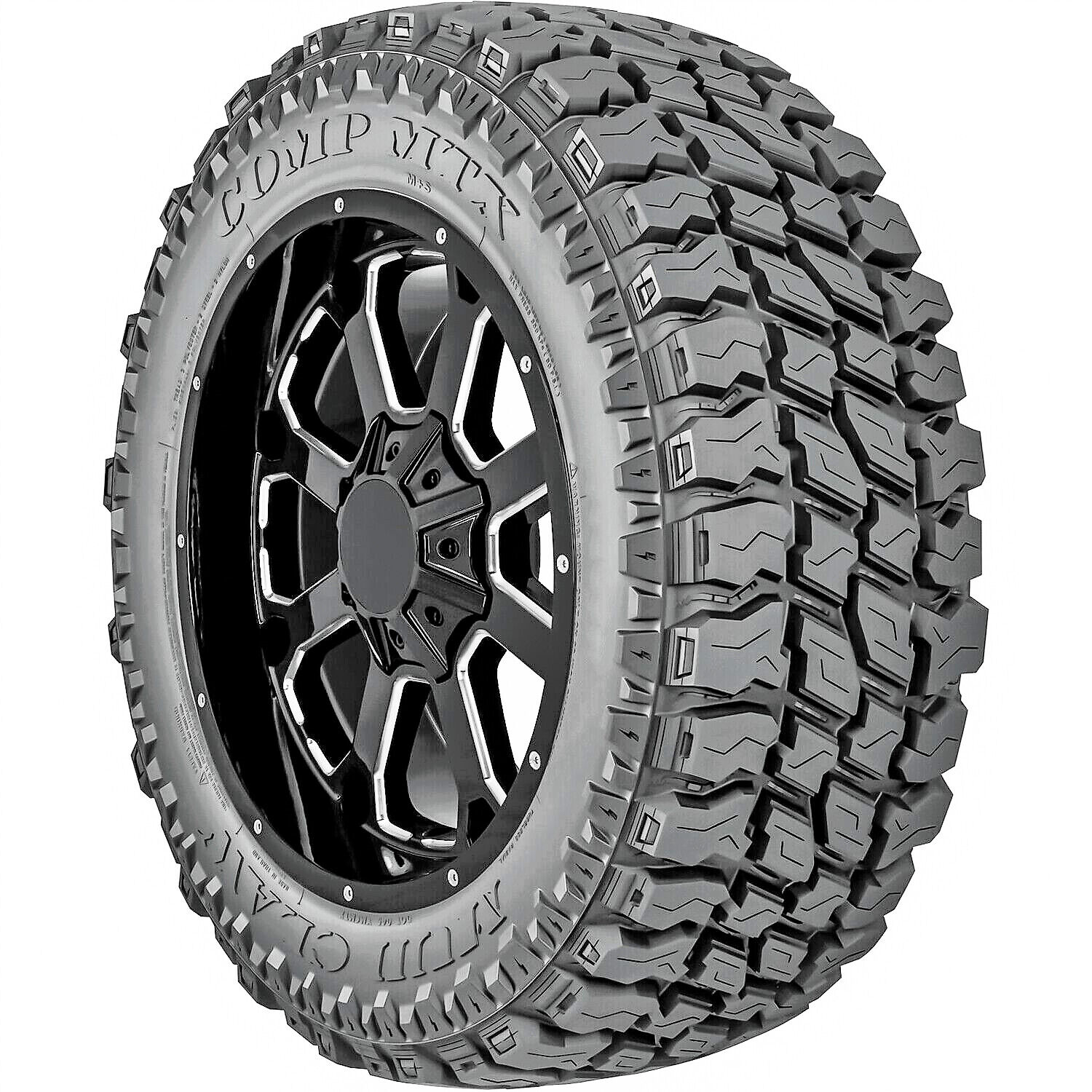 5 Tires Eldorado Mud Claw Comp MTX LT 35X12.50R17 Load F 12 Ply MT M/T Mud