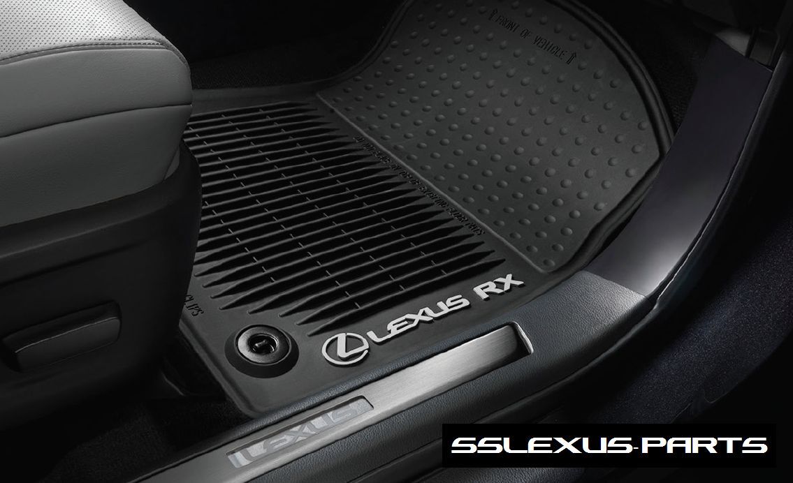 Lexus RX350 RX450H (2016-2018) OEM Genuine ALL WEATHER FLOOR MATS 4pc (Black) 