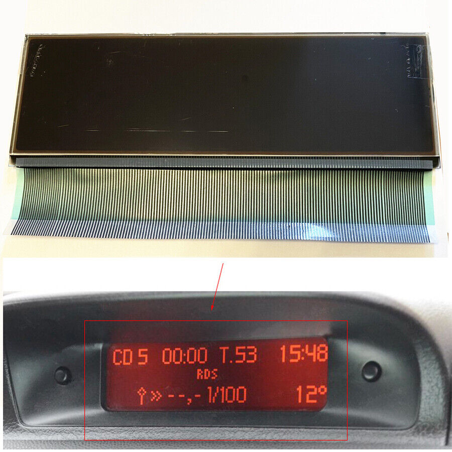 Car Stereo Radio LCD Screen Display For Peugeot 206 307 Citroen C5 Xsara Picasso