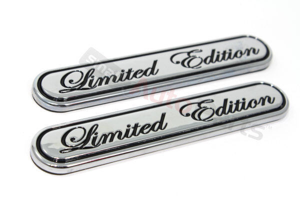 2 Chrome Special Limited Edition Emblems for car*truck rear trunk/side/fender