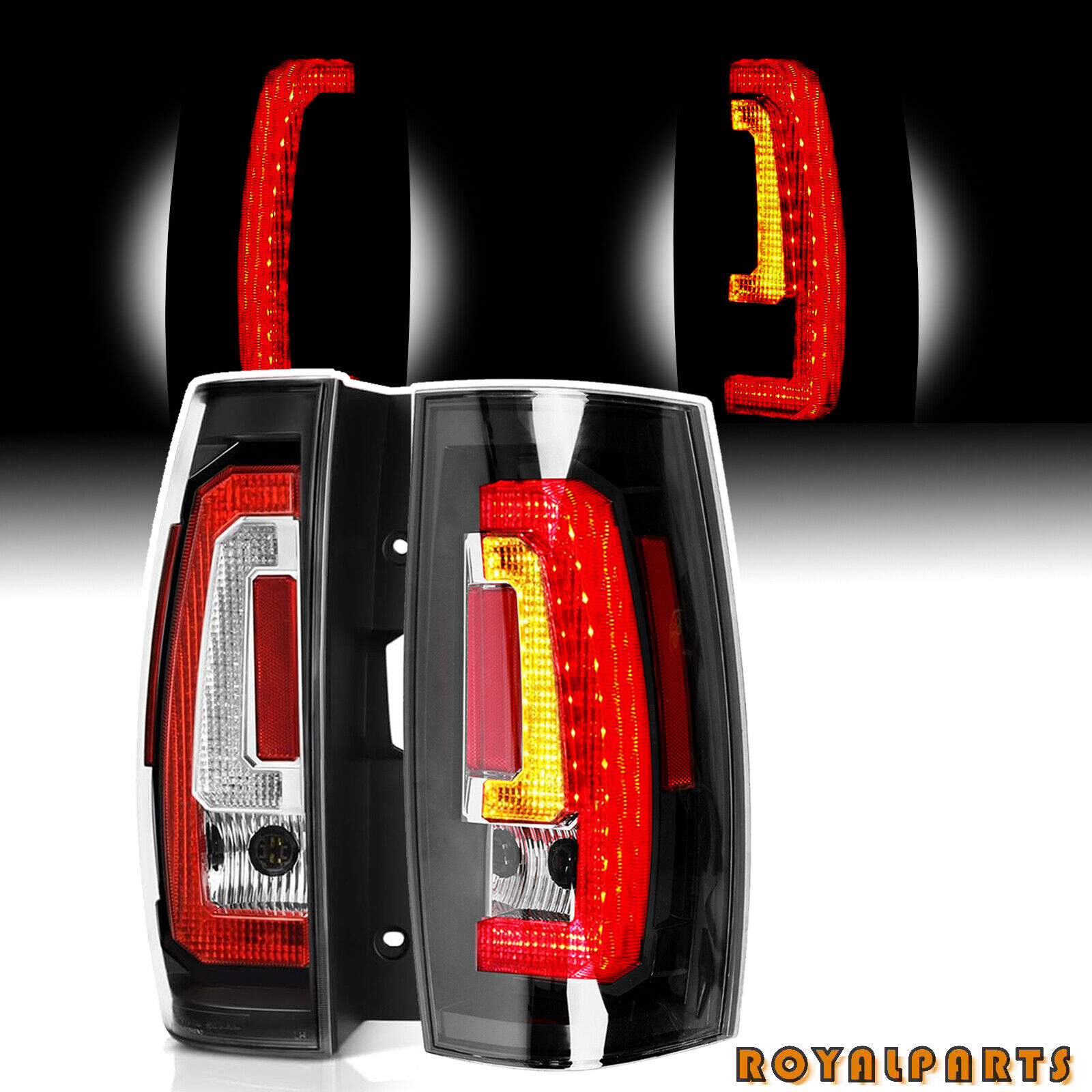 Tail Lights for 2007-2014 Chevy Suburban/Tahoe GMC Yukon/Yukon XL LED Brake Lamp