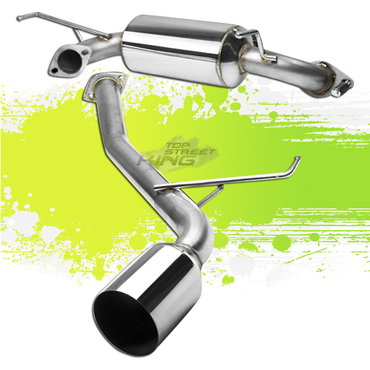 FOR 00-05 TOYOTA CELICA STAINLESS STEEL CATBACK EXHAUST SYSTEM 4.5\