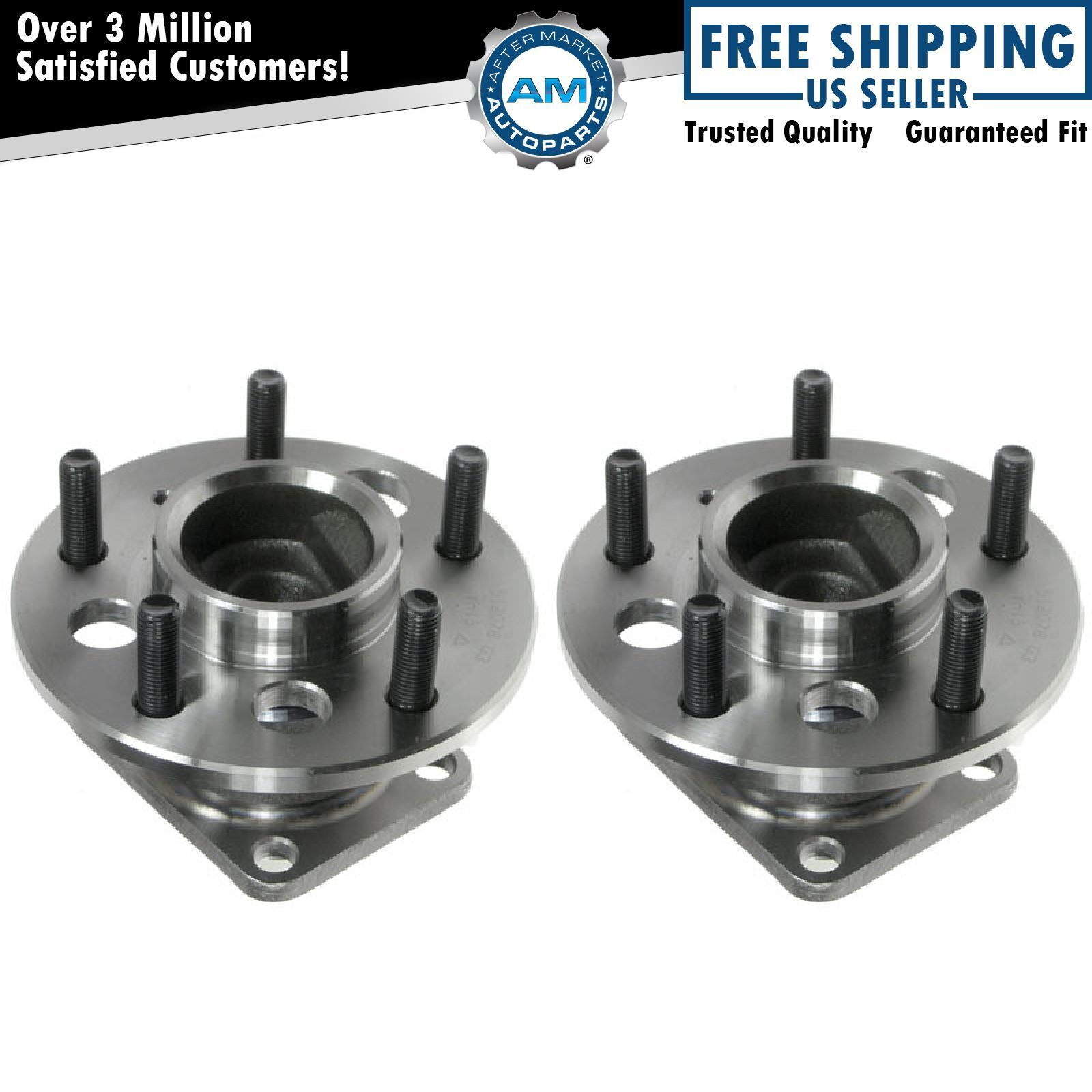 Rear Wheel Bearing & Hub Assembly Pair Set for Buick Chevy Pontiac Olds