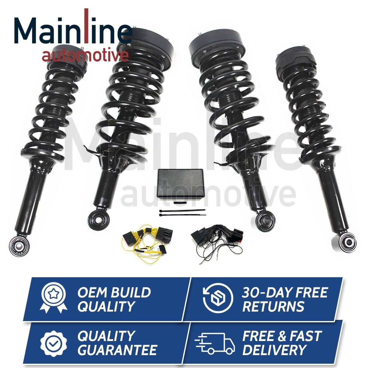 Air Shock to Coil Spring Conversion Kit for Land Rover LR3 & LR4 WITH BYPASS EBM