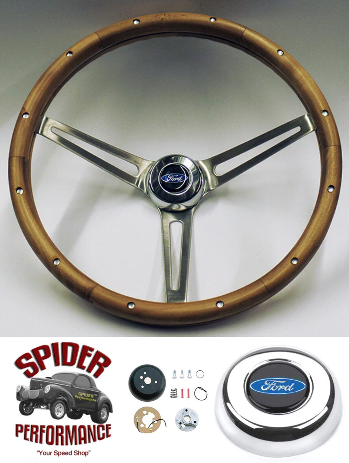 1970-1977 Ford steering wheel BLUE OVAL 15\