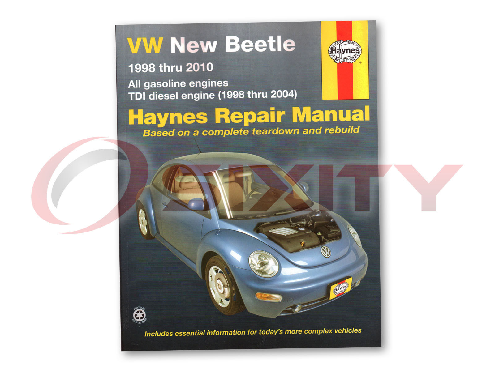 Volkswagen VW Beetle Haynes Repair Manual Base 2.5 GLX Sport Turbo GLS TDI sh