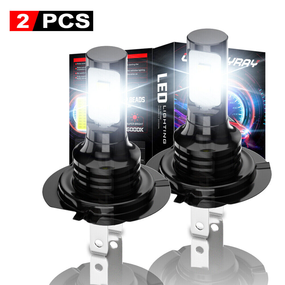 Headlights Bulbs For BMW S1000RR 2009-2018 S1000XR - 2x LED H7 White 6000K