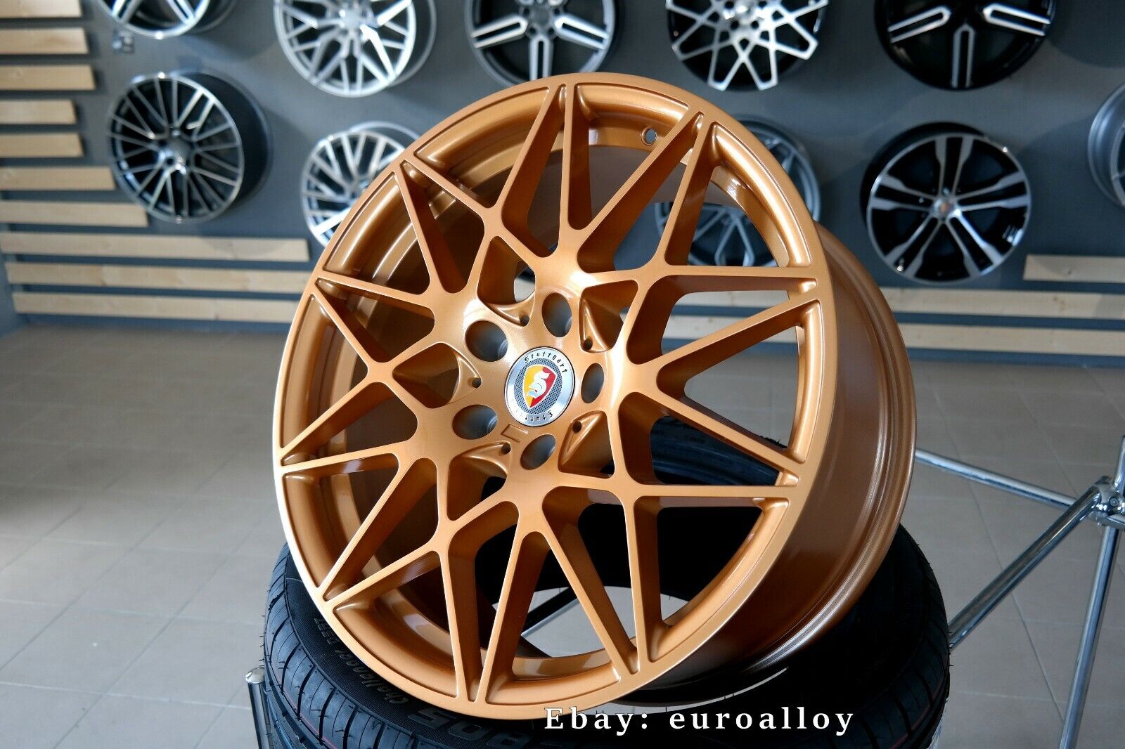 New 19 inch 5x120 666M CS STYLE ORANGE wheels for BMW 3 5 6 M4 E F SERIES rims