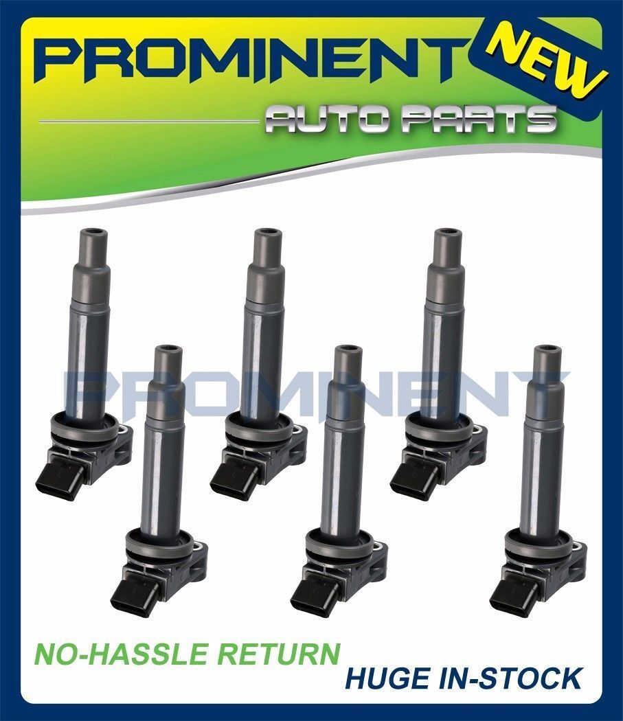 Set of 6 Ignition Coils For 1998-06 Toyota Camry Avalon Lexus ES300 RX300 UF267