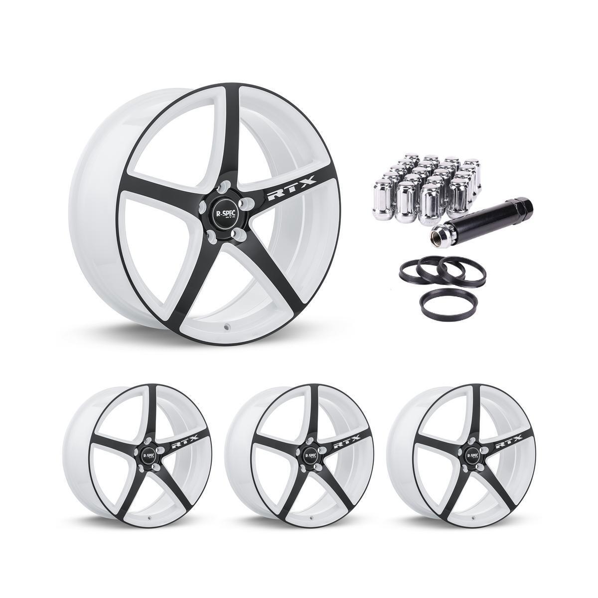 Wheel Rims Set with Chrome Lug Nuts Kit for 05-07 Ford Five Hundred P813585 17 i