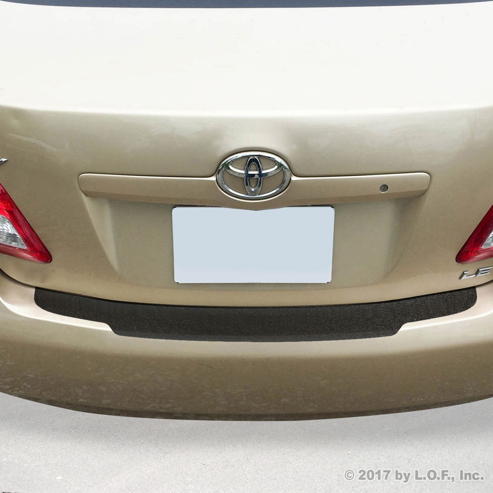 2007-11 fits Toyota Camry 1pc Rear Bumper Applique Scratch Guard Protector Cover