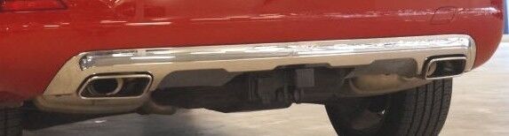 Mercedes-Benz GLK-Class Genuine Rear Bumper Chrome Skid Plate, Lower Cover NEW