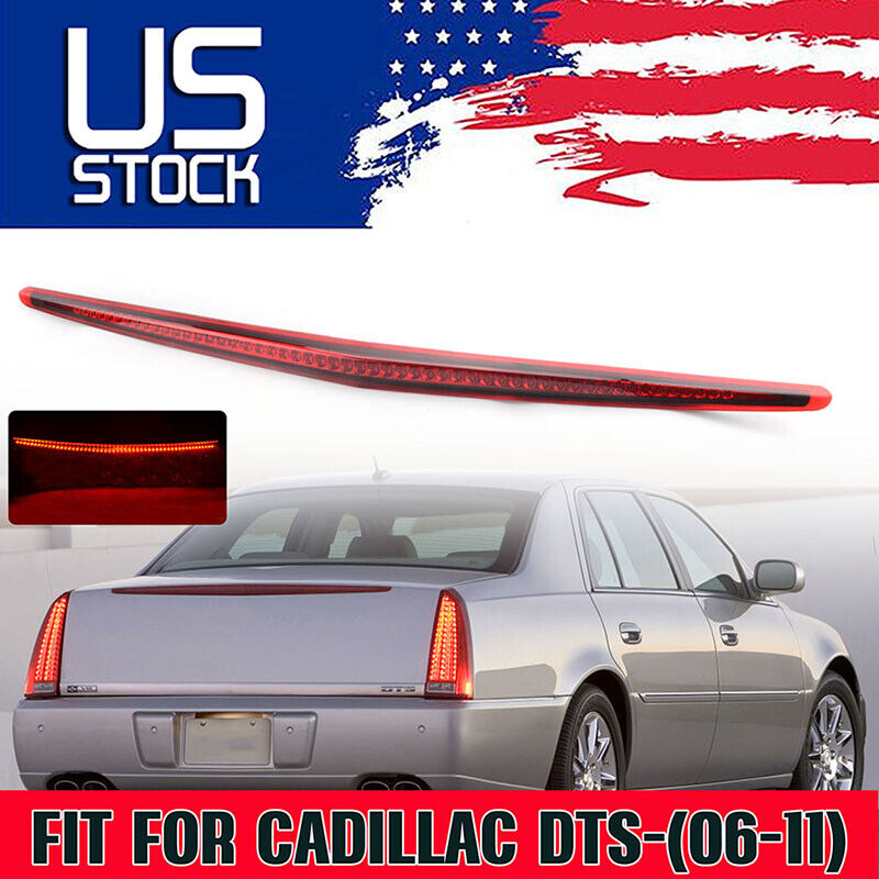 For 06-11 Cadillac DTS Full LED 3rd Third Tail Brake Light Rear Stop Lamp Bar