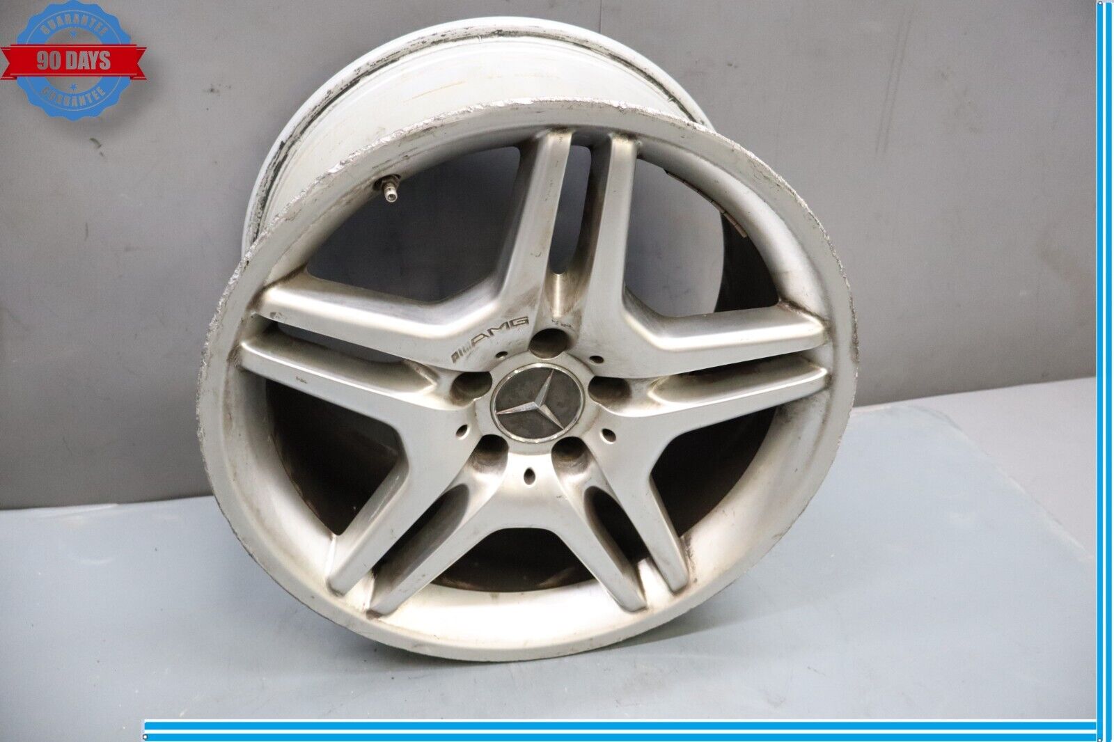 11-12 Mercedes SL550 Wheel Tire Rim Silver 9.5J*18H2ET33 5 Twin Spoke Oem