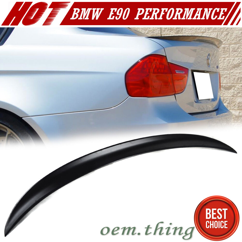 06-11 Fit For BMW E90 3-SERIES 4DR P STYLE TRUNK SPOILER 325i 318i 335i 330d