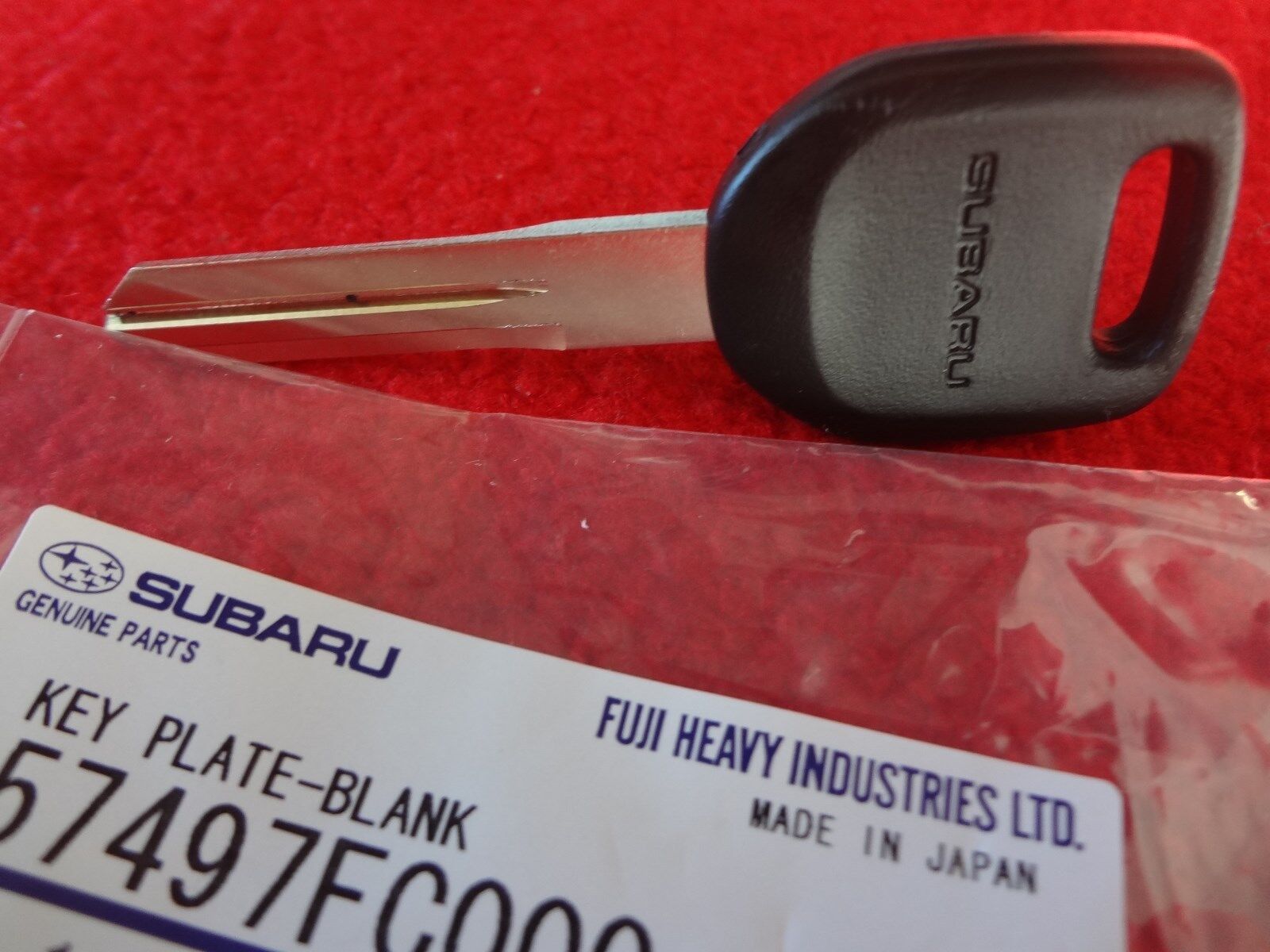 ❤️ Subaru Master Key Blank WRX Impreza Forester Outback Legacy Baja OEM Japan