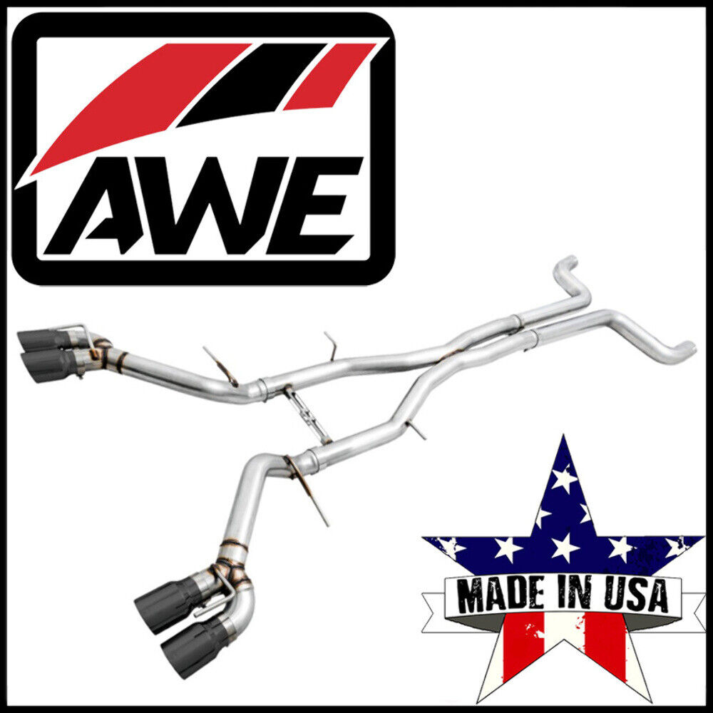AWE Track Cat-Back Exhaust System fits 2016-2024 Chevy Camaro SS/ZL1/LT1 6.2L V8
