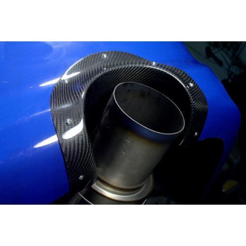APR Carbon Fiber Exhaust Muffler Heat Shield 03-06 Mitsubishi Lancer EVO 8 9