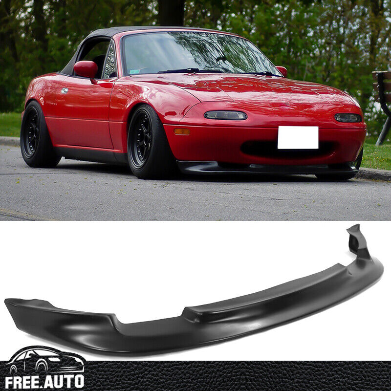 Fit 90-97 Mazda Miata MX5 GV Style PU Front Bumper Lip Spoiler Bodykit